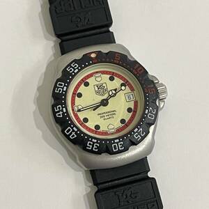 1円～■極美品/稼動品■TAG HEUER タグホイヤー レディース フォーミュラー1 プロフェッショナル 371.508 QZ 純正ラバーベルト 腕時計