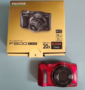 【ジャンク】FUJIFILM デジタルカメラ FinePix F800EXR　レッド 富士フィルム デジタルカメラ デジカメ フジフィルム