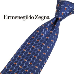 278/ 美品 Ermenegildo Zegna エルメネジルドゼニア 中古 USED ネクタイ