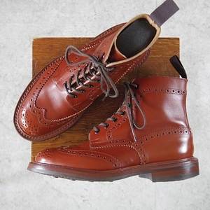 ★極上★トリッカーズ SIZE 6【定価￥132,000-★ダイナイトソール仕様/MALTON/モールトン】M2508/カントリーブーツ/茶/Tricker