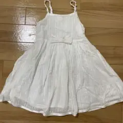 Shirley Temple  120cm ワンピース 白　綿100%