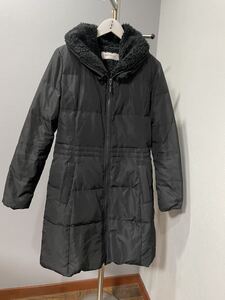 MISCH MASCHミッシュマッシュ長袖ダウントップスジャケット黒コート