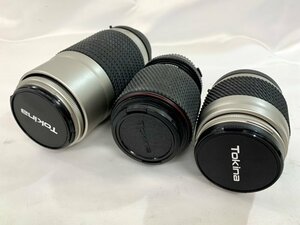 【中古品/動作未確認】(3点set)Tokina トキナ カメラレンズ【送料別】TD0525