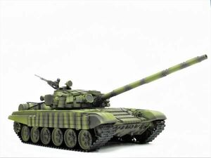 【赤外線バトルシステム付 対戦可能 塗装済み完成品戦車ラジコン】　Heng Long Ver.7.0 2.4GHz 1/16 戦車ラジコン T-72 MBT 3939-1