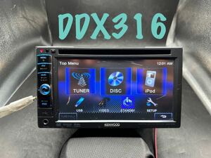 即決★KENWOODケンウッド　DDX318 DVDプレーヤー　USB CD iPod