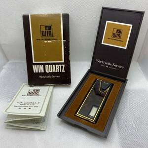 ライター　WIN QUARTZ 着火確認済み　1983年製