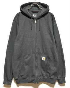 Carhartt LOOSE FIT MID WEIGHT FULL ZIP HOODIE（L）チャコール カーハート ルーズ フィット フルジップ フーディー パーカー 裏起毛