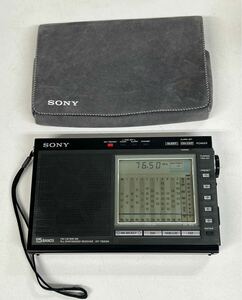 美品 動作確認済 SONY ソニー ICF-7600DA 15BAND RADIO コンパクトラジオ FM LW MW SW PLLシンセサイザー BCLラジオ 昭和レトロ 電源コード