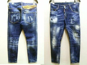 即決[46]DSQUARED2 SKATER JEAN 19SS S71LB0597 スケーター ジーン スリム デニム パンツ■726