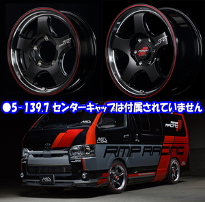 業販 新品 16インチ RMP RACING R05HC 6.5J+38 6-139.7 106φ 4本 レッドライン BK/RVP/RED MID 特選タイヤ 215/65R16 車検非対応 夏タイヤ