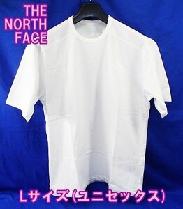 未使用 ノースフェイス ショートスリーブワンダークルー ユニセックス Lサイズ グレイッシュホワイト 半袖 Tシャツ NT32483 送料370円