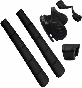 SI M フレーム2.0、3.0用 イヤーソック・ノーズパッド２種・フレームクリップセット EARSOCKS Nose Pad for M Frame BLACK