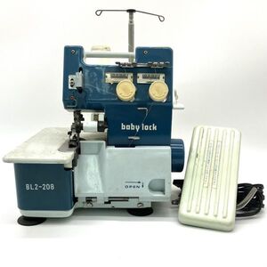 金106 Baby Lock BL2-208 ミシン フットペダル付き ベビーロック 手芸 裁縫 ハンドクラフト 趣味