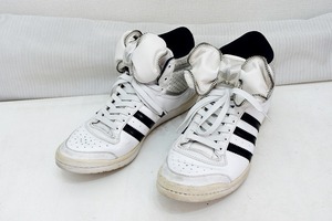 お買得！アディダス adidas トップテン ハイ スリーク ボウ ジップ　ハイカットスニーカー 23.0cm G63109 白 kz4412192871