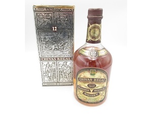 〓未開栓 CHIVAS REGAL シーバスリーガル 12年 特級 750ml 43％ スコッチウイスキー 洋酒 古酒 箱付き　ξ