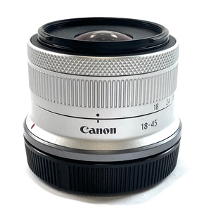 キヤノン Canon RF-S 18-45mm F4.5-6.3 IS STM シルバー 一眼カメラ用レンズ（オートフォーカス） 【中古】