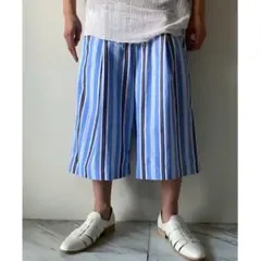 新品 2023s/s dries van noten ストライプ バギーショーツ