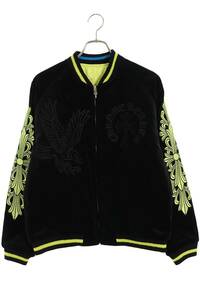 クロムハーツ Chrome Hearts PPO SOUVENIR BOMBER サイズ:L リバーシブルスーベニアスカジャンボンバージャケットブルゾン 中古 SJ02