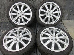 冬用必見!!weds レオニス CX 超バリ溝 ICE GUARD IG60 205/45R17 アクアヴィッツヤリスカローラノートオーラロードスターフィットシャトル