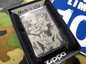 新品未使用♪ Re：ゼロから始める異世界生活 ジッポー ライター ver.2 エミリア mercismith2zippo リゼロ ラム レム