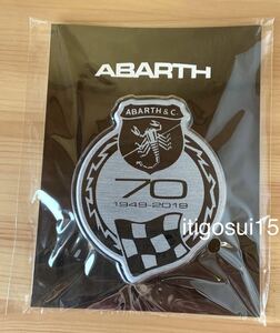 ★レア【未使用】アバルト ABARTH★珪藻土コースター 70周年記念★ノベルティ★非売品