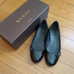 GUCCI ã‚°ãƒƒãƒ� ãƒ•ãƒ©ãƒƒãƒˆã‚·ãƒ¥ãƒ¼ã‚º 37