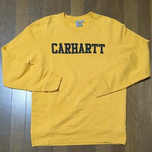 カーハート　Carhartt　スウェット　黄色　サイズM 