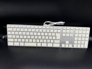 S1623) 中古動作品Apple Keyboard マック 純正 USBキーボード　 A1243 （壬2）