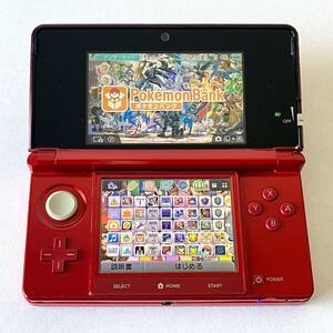 ニンテンドー3DS メタリックレッド ポケモンバンク ポケムーバー 赤 緑 青 ピカチュウ 金 銀 クリスタル インビジブルキングダム