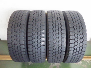 225/70R16 117/115L 冬 中古再生 7分山 4本セット スタッドレスタイヤ 225/70/16 225/70-16 L18030