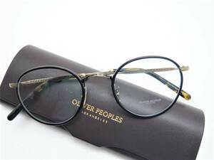 新品/オリバーピープルズ メガネ OV1308 5317-48 アンティークゴールド/ブラック フレーム OLIVER PEOPLES 正規品 /ラスト1本/