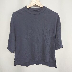 ◇ ⊂ Theree dots 半袖 Tシャツ サイズS ネイビー レディース E