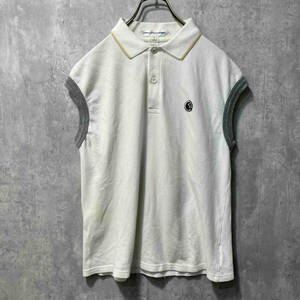 07ss COMME des GARCONS SHIRT ノースリーブポロ タンクトップ 胸ワッペン S15079 店舗受取可