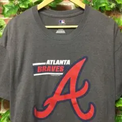 USA古着　ATLANTA BRAVES プリントTシャツ　サイズXL