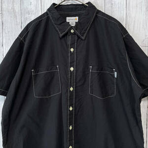 carhartt カーハート RELAXED FIT 半袖シャツ ワークシャツ コットン100％ メンズ 3XLサイズ 5-588