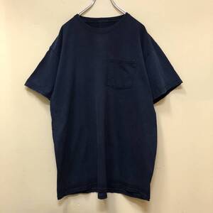 【１円スタート】90′s 良デザイン ポケットTシャツ 古着 ヴィンテージ 海外 アメリカ 輸入 【1413】