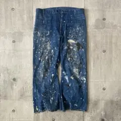 1990s U.S.NAVY PAINT SAILOR PANTS