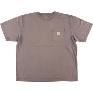 古着 カーハート Carhartt ORIGINAL FIT 半袖 ワンポイントロゴポケットTシャツ メンズXL /eaa429935