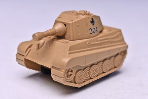 【コンバット チョロＱ】49★KING-TIGER GERMAN TANK★NO.C-14★サンドブラウン★ドイツ軍★当時物★TAKARA★タカラ★