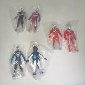 ウルトラマン対決セット ソフビヒーローVS ウルトラマンオーブ登場編!! 3種セット 箱なし未使用 フィギュア 食玩 2016 匿名配送 No.234