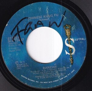 Banzaii - Chinese Kung Fu / Chinese Kung Fu (Disco Version) (A) SF-T140