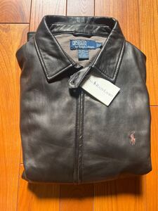 Polo Ralph Lauren レザージャケットXLデッドストック新品