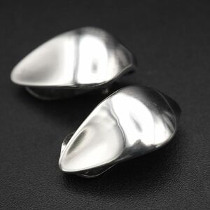 Y182 1円 ジョージジェンセン GEORG JENSEN 128B 925S DENMARK刻印 デザイン シルバー イヤリング デンマーク製