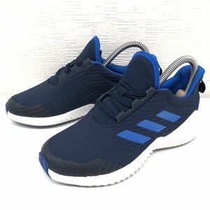 ●美品 adidas アディダス フォルタラン2K ローカット スニーカー 20cm 紺 ネイビー ランニングシューズ 運動靴 キッズ ジュニア 男の子