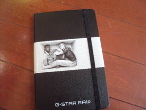 ＆未使用品！G-STAR RAWのノート！