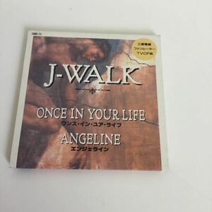 【中古品】シングル CD J-WALK ワンス.イン.ユア.ライフ/エンジェライン 10MD-24