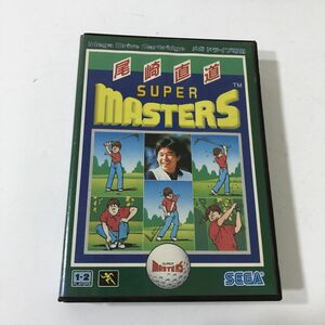 【送料無料】メガドライブ ソフト 尾崎直道 SUPER MASTERS ゴルフ ジャンク AAR0726小7721/0912