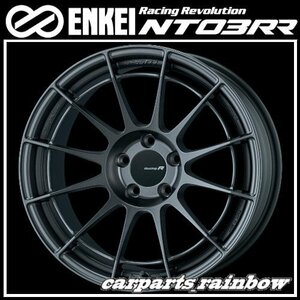 ★送料無料★ENKEI/エンケイ NT03RR 18×9.0J/9J 5/114.3 +27 ★MatteDarkGunmetalic/マットダークガンメタ★新品 4本価格★