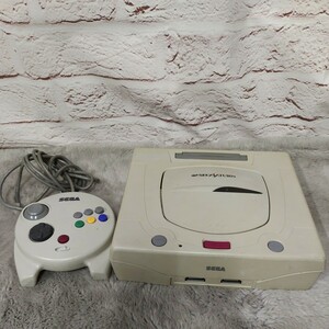 A06106 1円〜 SEGA SATURN セガサターン セガ SEGA 本体 HST-3220 マルチコントローラー HSS-0137 動作未確認 ジャンク