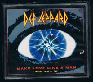 MAXI-SINGLE CD：DEF LEPPARD／MAKE LOVE LIKE A MAN